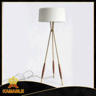 New design brass wooden floor lamp(KAF6103) 