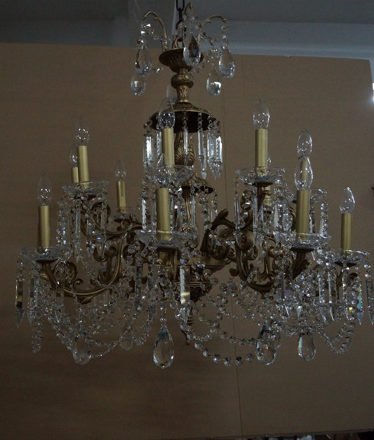 Hotel lobby crystal pendant chandelier(MD0743-16)