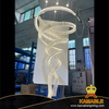 Unique Modern Luxury Design Clear Crystal Special Chandelier in Lobby (KAZ-01C)