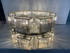 Deluxe Gorgeous Triple Layers Crystal Gold Metal Palace Villa Chandelier (KIZ-68C)