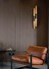 Fancy Line Decorative Black Golden Living Room Indoor Pendant Light (1179SY)
