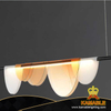 Modern Design Iron Acrylic Black Amber Indoor Living Room Pendant Lamp (KA9100P/AS )