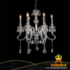 Classical Colorful Gold Palace Hotel Crystal Glass Chandelier (11002-6)