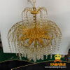 Modern Beautiful Gold Finish Crystal Chandelier in Villa (COS8067)