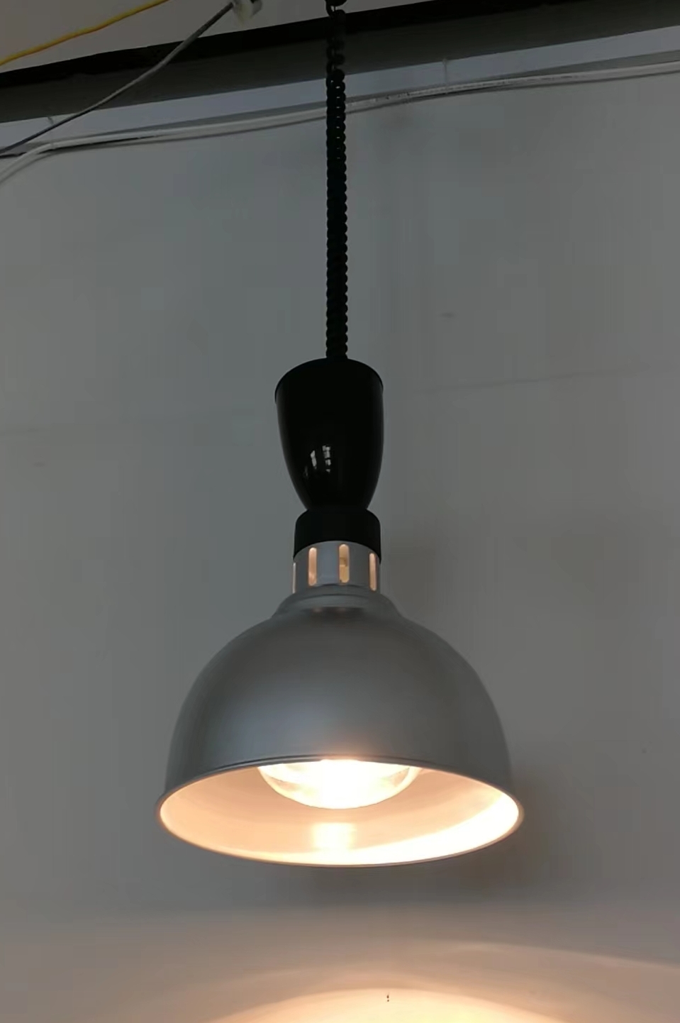 Heat Silver Metal Shade Chorme Reataurant Cafe Indoor Pendant Light (KIA-92P)