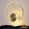 Elegant Modern Wonderful Indoor Room Copper Metal Glass Wall Lamp (KRB-ZQ010-1W) 