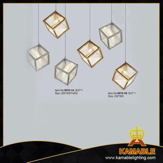 Good quality Square glass chandelier (8970-1A)