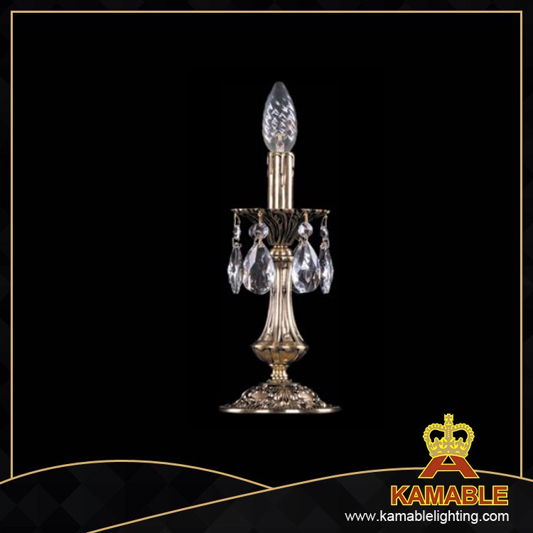 Retro bedroom bedside crystal table lamp (KA7001-5-125-51A GW)
