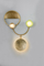 High Quality Decorative Glass Brass Wall Lighting Fixture (KAW18-010)
