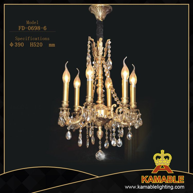 Graceful Style Decorative Indoor Brass Pendant Lighting(FD-0698-6)