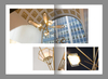 Hotel project iron and glass pendant lamps (KA8326)
