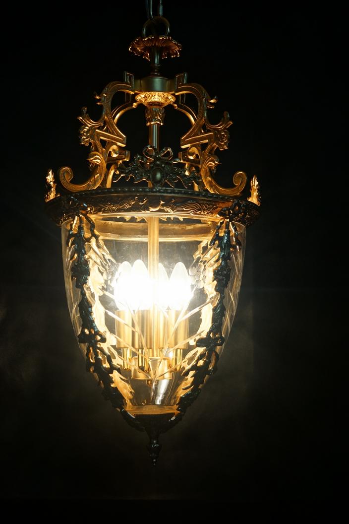 Antique Hotel Project Brass Pendant Light (KAMD0373-4D)