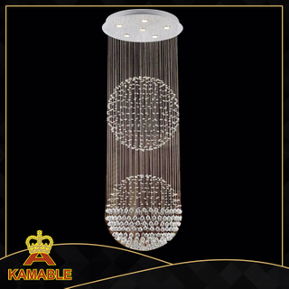 Modern Double Ball Chandelier Crystal Ceiling Light(6834-6 DOUBLE BALL)
