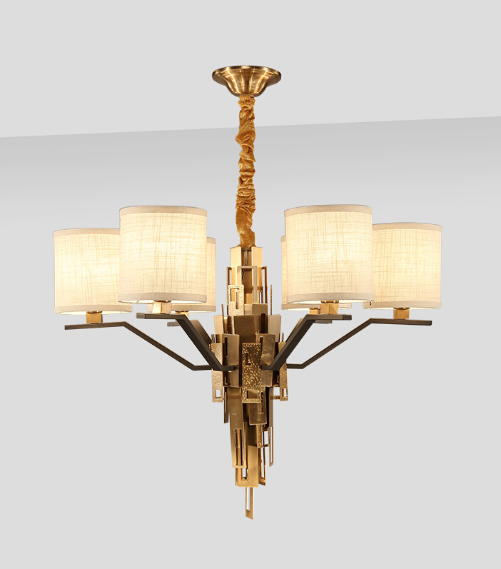 Modern Elegant double-headed decoration fabric wall lamp (GD18128W)
