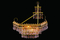 Sailing shape decorative crystal hotel wall lighting(YHwb2517-L3)