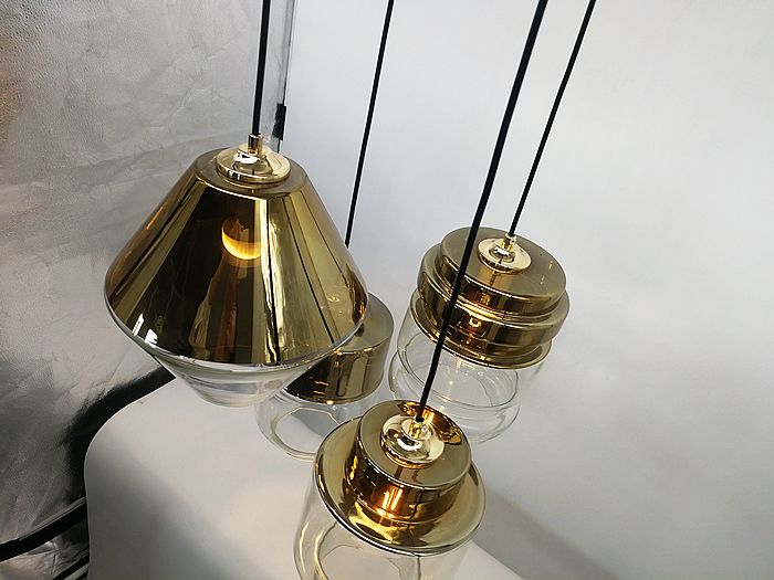 New decorative glass shade pendant lamp (KA3217-4 gold)