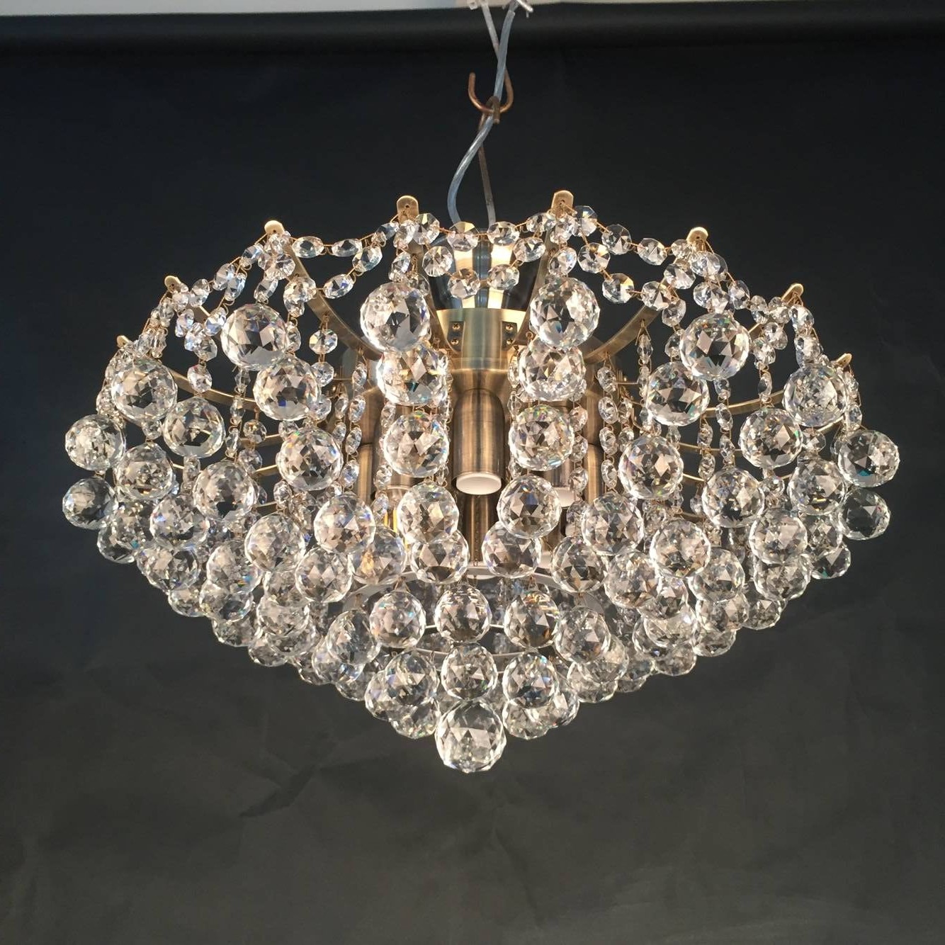 Elegant Hanging pendant crystal ceiling light(7331-50)