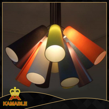 Modern colourful iron pendant Lighting(KAMP5649-12) 