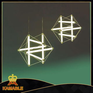 Modern glass decorative pendant lighting(KA9172P/L silver)
