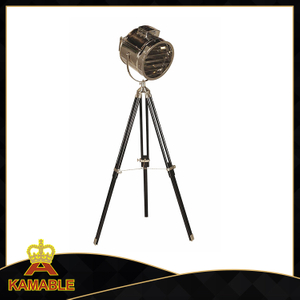 High Quality Wood Stainless Steel Floor Standing Lamp (F701)