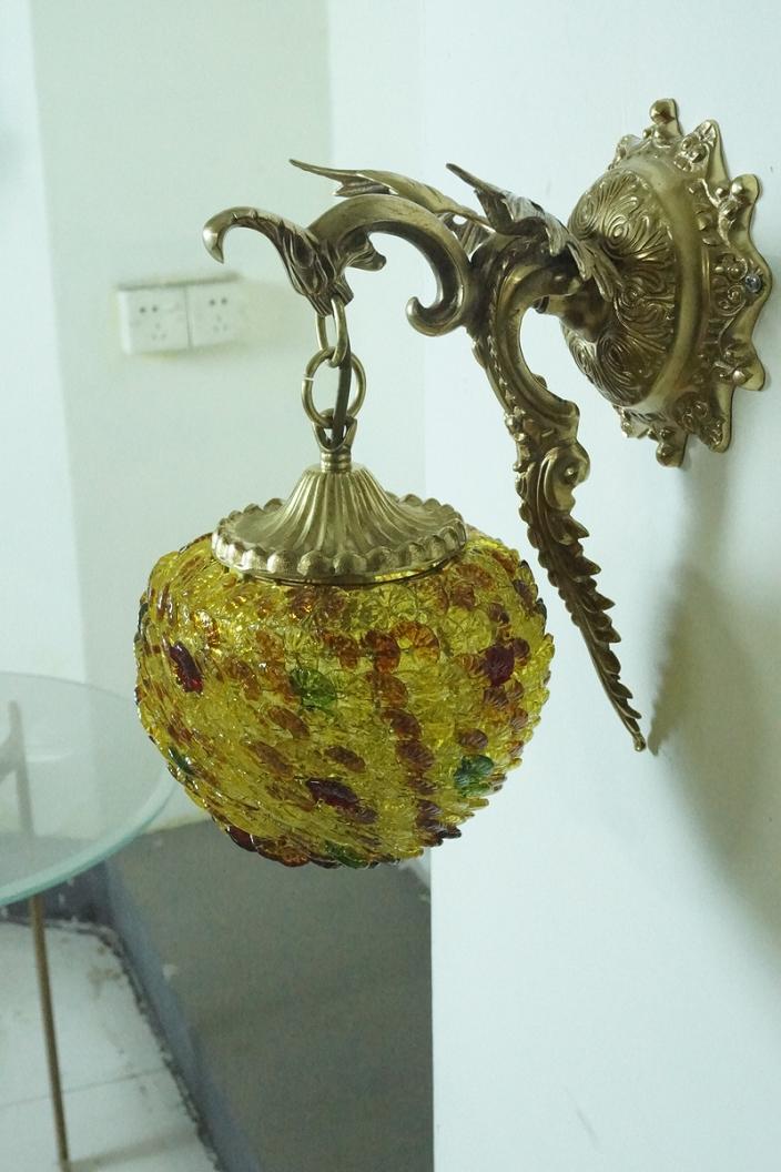 Decoration Hotel Brass Classical Wall Lamp (MB0808-1)