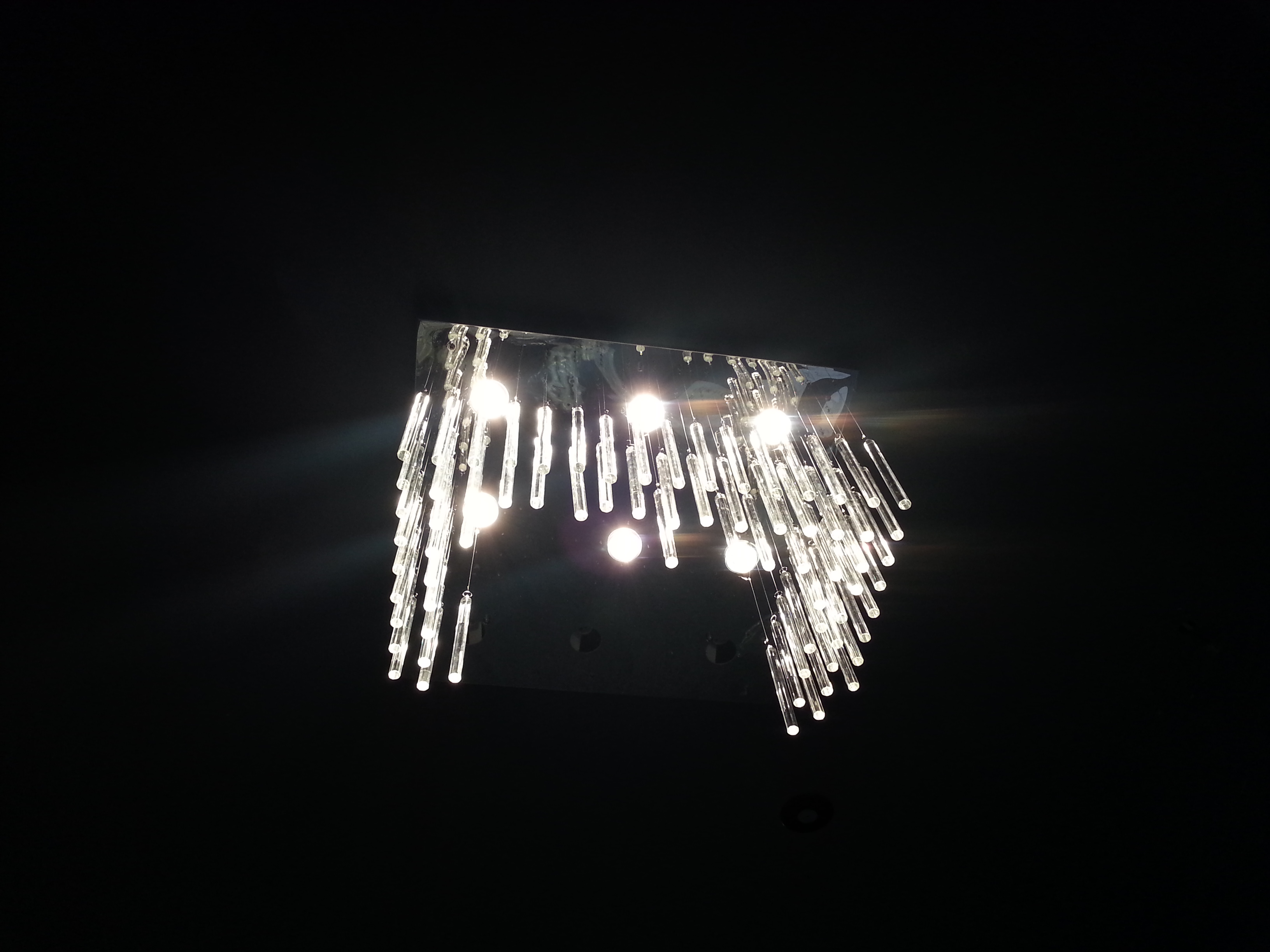 Attractive Good Quality Glass Crystal Metal Ceiling Lamp (HBSJ0154)