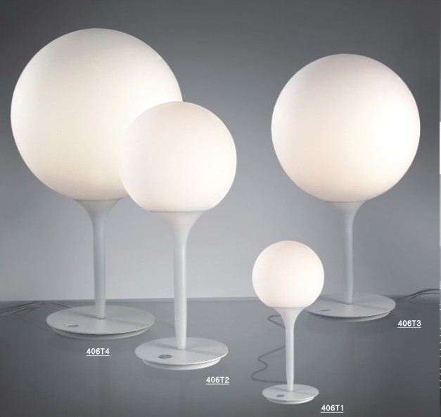 White Glass Shade Livingroom Floor Lights (406F3)