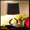 High Quality Modern Lighting Desk with Black Lampshade (6536-1B)