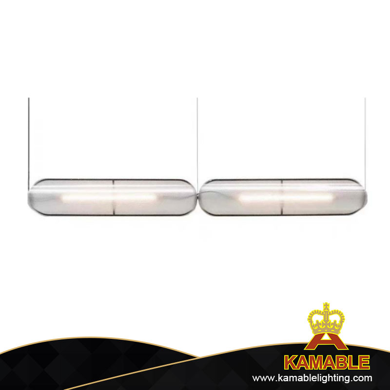 Acrylic Nordic Design Cafe Restaurant Metal Frosted Pendant Light (KD91283-S)