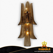 Interior Design Shinning Gold Plate Glass Villa Modern Wall Light (KYZ-06W)