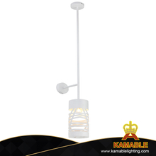 Hotel Room Bedside Chandelier Indoor White Iron Decorative Pendant Lamp (MD81366)