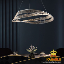 Aesthetic Smooth Lines Acrylic Creative Villa Indoor Pendant Light (MD1934A-7A)