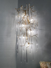 Classical Splendid Brass Clear Glass Modern Indoor Wall Lamp (KYZ-08W)