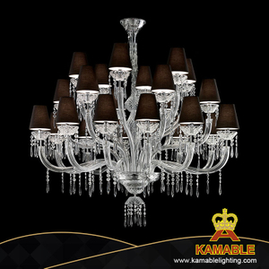 Maria Style Home Villa Classical Custom Clear Big Crystal Chandelier (KYZ-04C)