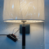 Modern Simple Fabric Metal Wood Hotel Project Custom Wall Lamp (KYT-11W)