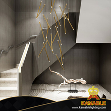 Meteor Rain Deasign Colorful Steel Villa Pendant Light (KA1280)