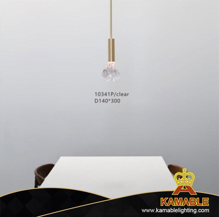 Modern Design Dining Room Glass Pendant Lamp(KA10341P/clear)