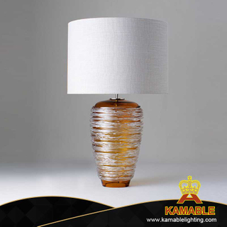 High-end Custom Over-scaled Hand-blown Glass Table Lamp Thread Lamp (KDA-TL03)