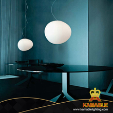 Irregular Ball White Glass Decoration Home Inside Pendant Lamp (SM2157S2)