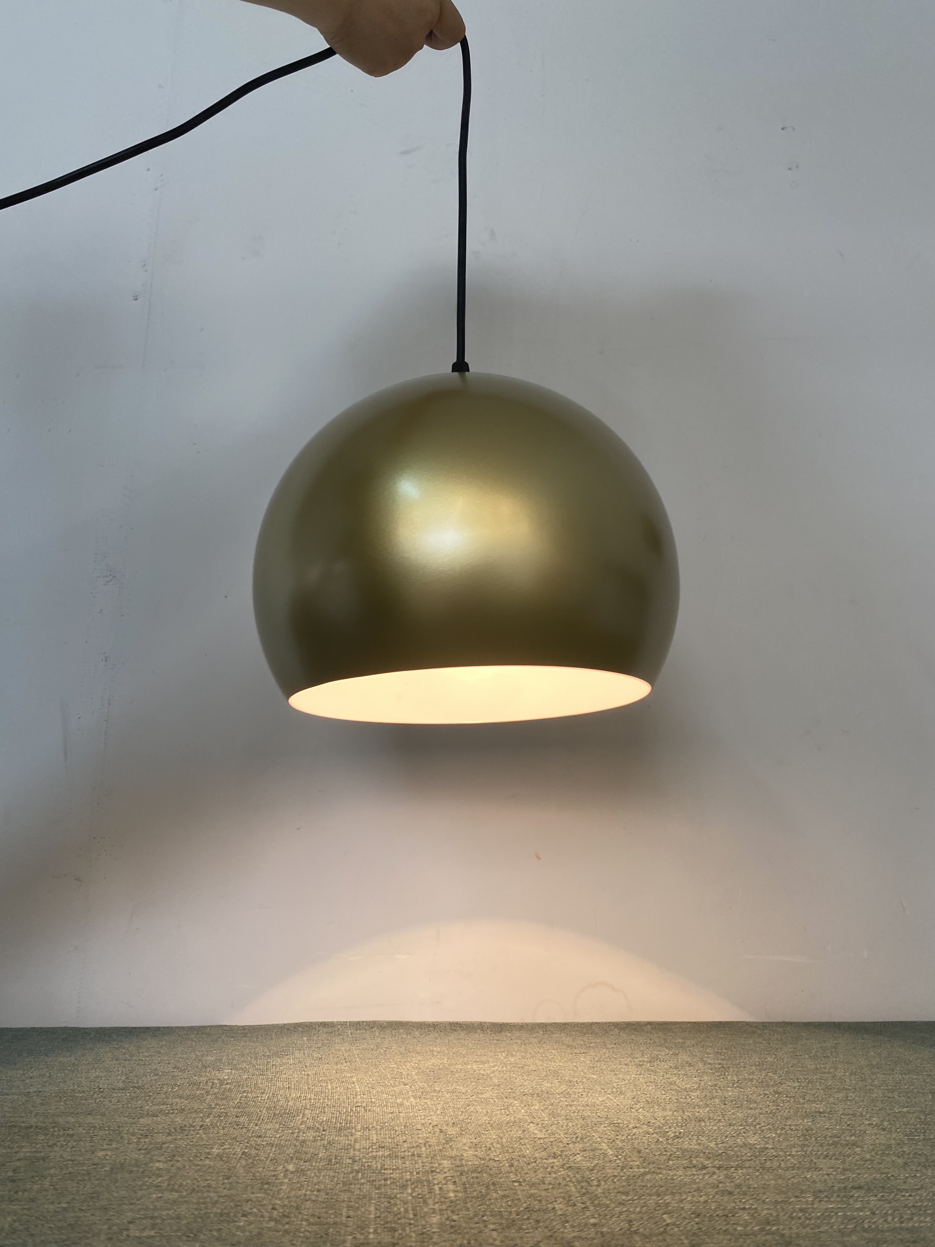 Simple Round Gold Shade Small Size Pendant Lighting in Home (KYA-12P)