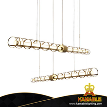 Attractive Simple Circle Copper Black Dining Room Office Pendant Light (1273S-1200)