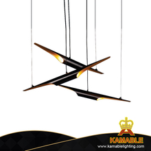 Fancy Line Decorative Black Golden Living Room Indoor Pendant Light (1179SY)