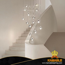 Staircase Transparent Irregular Glass Ball Pendant Lighting(KA2362S-1)