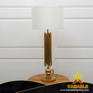 Indoor Line Shape Decorative Style Gold Metal Table Light (KA524-T)