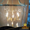 European Style Cage Clear Glass Brass Pendant Light in Hall (1719D49)