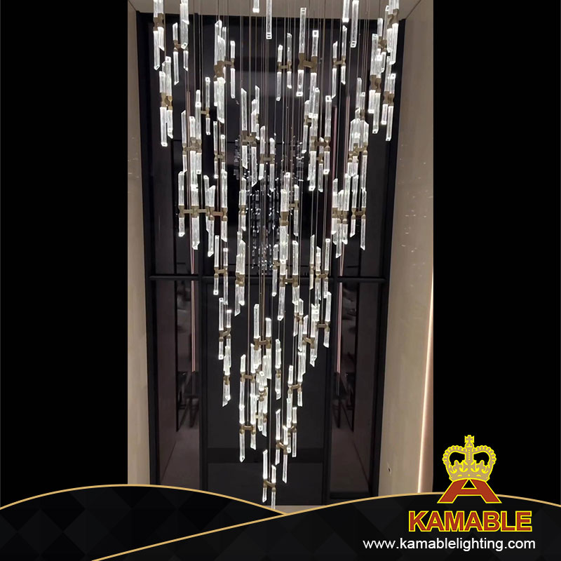 Lastest Glass Chandelier for Lobby