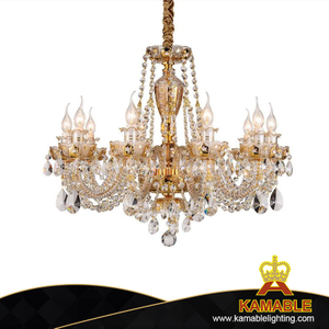 Golden Metal Maira Theresa Glass European Project Crystal Chandelier (MD9859-10)