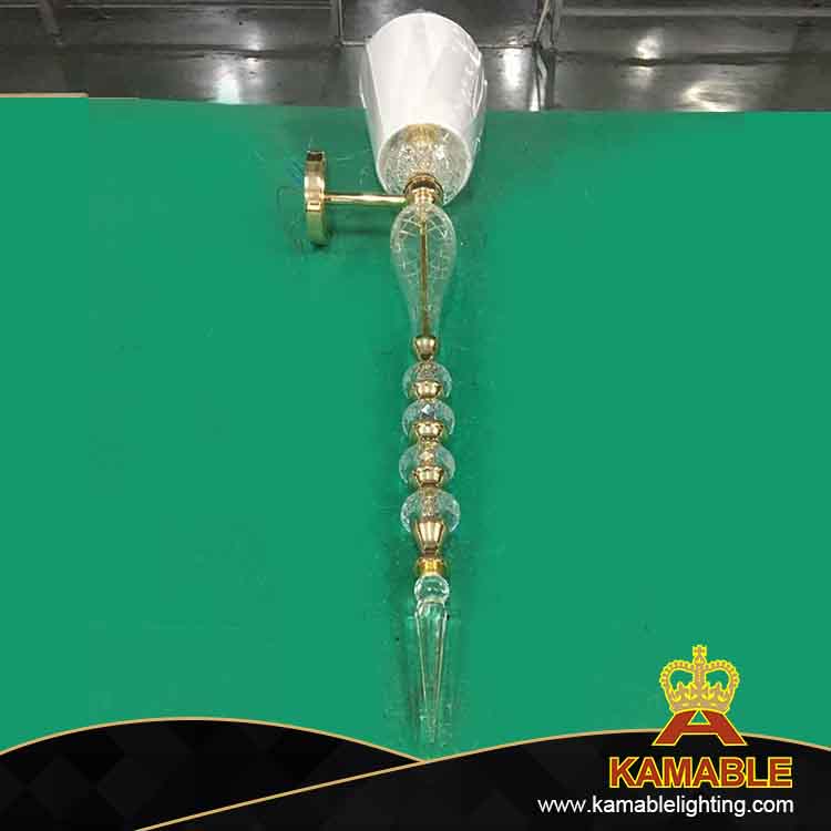 Hotel Decorative French Luxury Crystal Fancy Wall Lamp (KAW202)