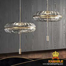 Home Luxury Style Glass Brass Steel Pendant Light(KA117S2)