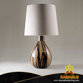 High-end Villa New Custom Amber Glass Decorative Table Lamp (KDA-TL02)